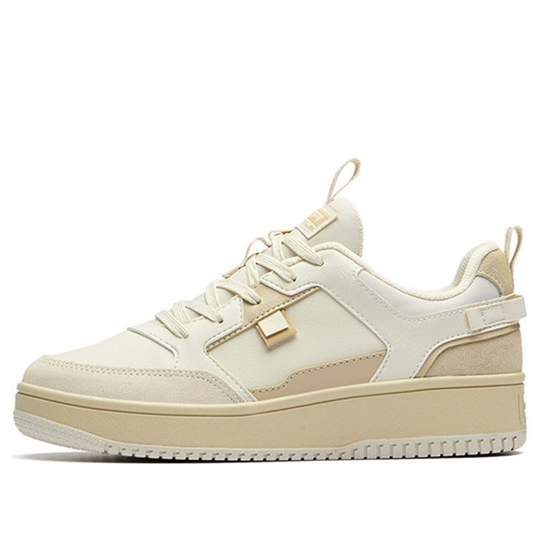 (WMNS) ANTA Casual Skate Shoes 'White Beige Brown' 922228067-1 sold by KicksCrew