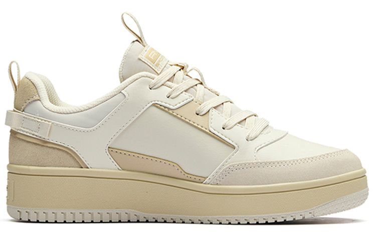 (WMNS) ANTA Casual Skate Shoes 'White Beige Brown' 922228067-1 sold by KicksCrew product image thumbnail 2