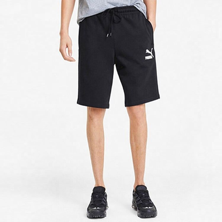Puma Classics Logo Shorts 'Black White' 597387-01 sold by KicksCrew product image thumbnail 3