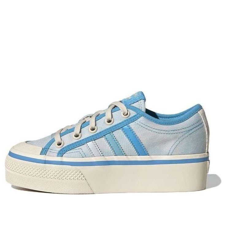 (GS) adidas Nizza Platform 'Acid Wash - Almost Blue' GY7052 sold by KicksCrew