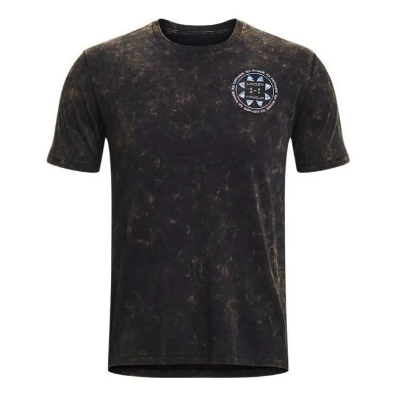 Under Armour Run Anywhere Short Sleeve T-shirt 'Black Multi' 1374228-001 sold by KicksCrew