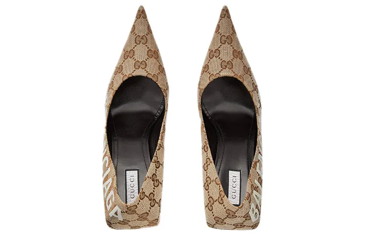 (WMNS) Balenciaga x Gucci The Hacker Project Knife Pumps 'Beige' 676603-KQW00-9742 sold by KicksCrew product image thumbnail 4