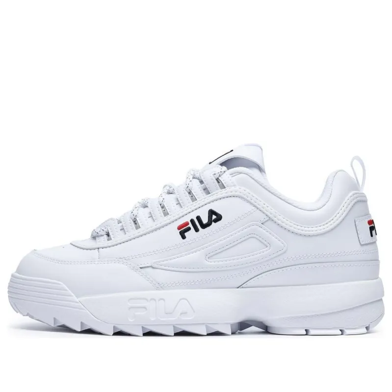 (WMNS) FILA FUSION Disruptor 2 Premium Shoes 'White' T12W814102AWT sold by KicksCrew