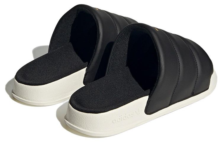 (WMNS) Adidas Adilette Essential Slides 'Black Off White' FZ6162 sold by KicksCrew product image thumbnail 4