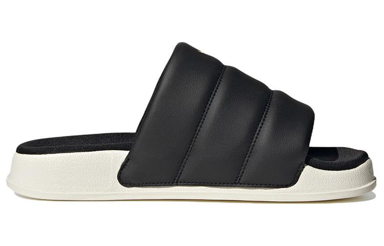 (WMNS) Adidas Adilette Essential Slides 'Black Off White' FZ6162 sold by KicksCrew product image thumbnail 2