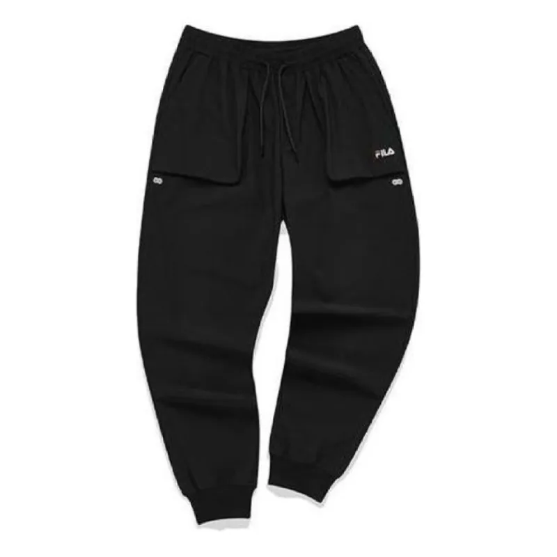 FILA FUSION Large Pocket Pants 'Black' T11M133607F-BK sold by KicksCrew