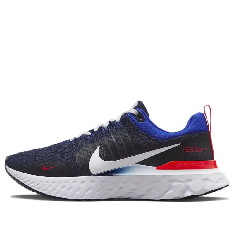 Nike React Infinity Run Flyknit 3 'College Navy Bright Crimson' FD0364-419 sold by KicksCrew