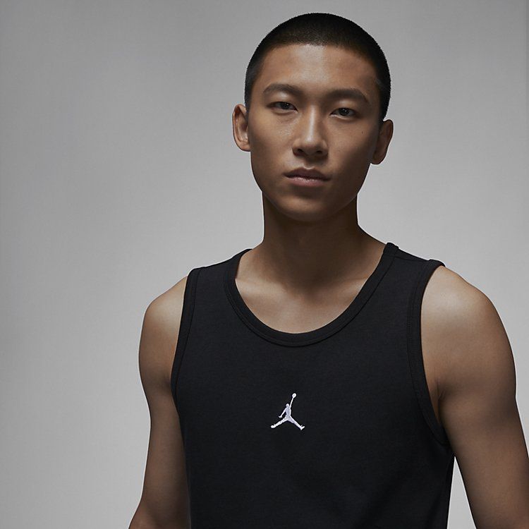 Air JORDAN TANK GCEL EMBROIDERY LOGO TANK 'Black' FQ6990-010 sold by KicksCrew product image thumbnail 3