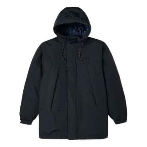 Converse Premium Mid Down Hooded Jacket 'Black' 10023775-A03 sold by KicksCrew