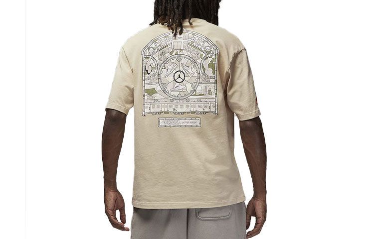 Air Jordan x Shelflife Logo T-shirt 'Khaki' DV7001-206 sold by KicksCrew product image thumbnail 2