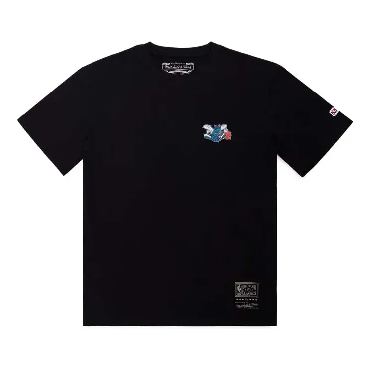 Mitchell & Ness Big Box Charlotte Hornets T-Shirt 'Black' MNTS041CH sold by KicksCrew