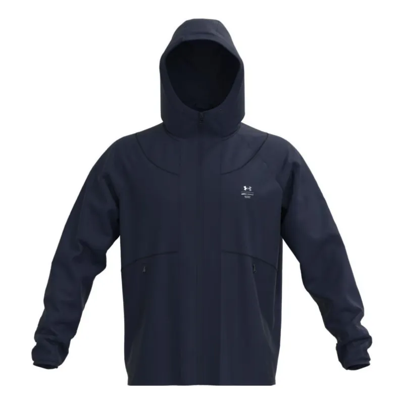 Under Armour Rush Fleece Full Zip Hoodie Jacket 'Blue' 1373806-410 sold by KicksCrew