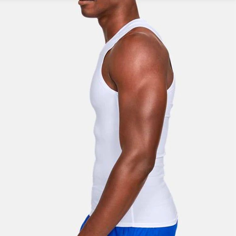 Under Armour HeatGear Basketball Tank Top 'White' 1355672-100 sold by KicksCrew product image thumbnail 4