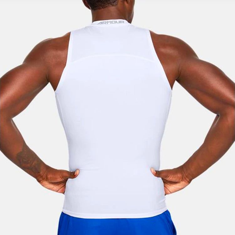 Under Armour HeatGear Basketball Tank Top 'White' 1355672-100 sold by KicksCrew product image thumbnail 5