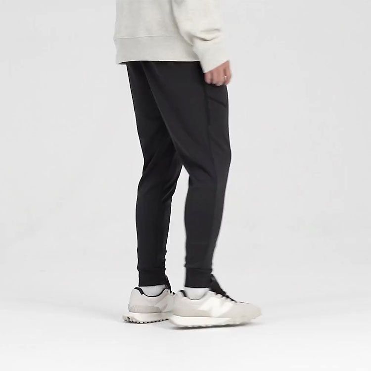 New Balance Logo Knit Pants 'Phantom' AMP23091-PHM sold by KicksCrew product image thumbnail 4