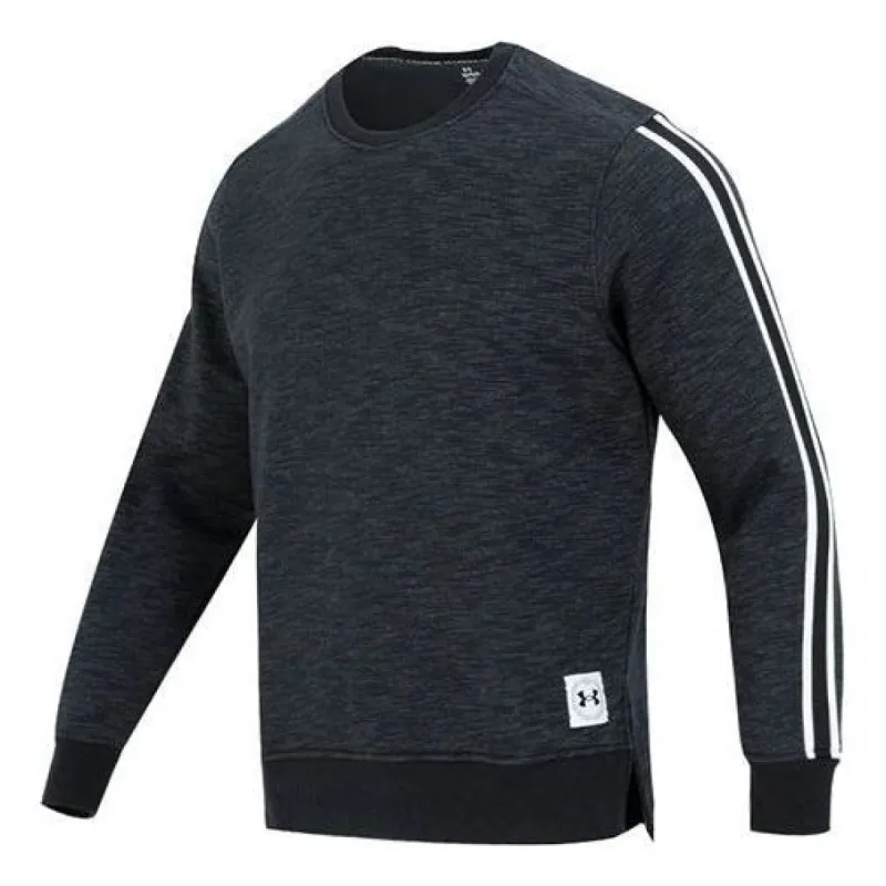 Under Armour Essential Fleece Heritage Crew Sweatshirt 'Black' 1373814-001 sold by KicksCrew