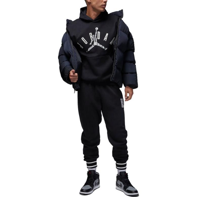 Air Jordan Flight MVP Hoodie 'Black White' FD7416-010 sold by KicksCrew product image thumbnail 3