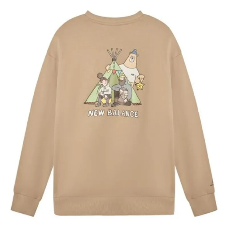 New Balance x JHI Lifestyle Crew Neck Pullover 'Brown' NCA89053-BEI sold by KicksCrew