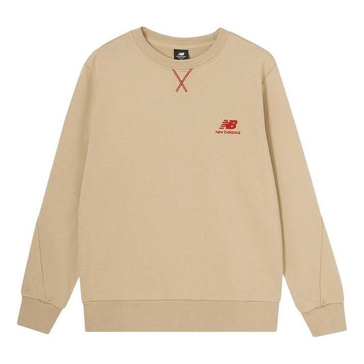 New Balance Athletics LNY French Terry Crewneck 'Brandon Beige' AMT31571-BNN sold by KicksCrew