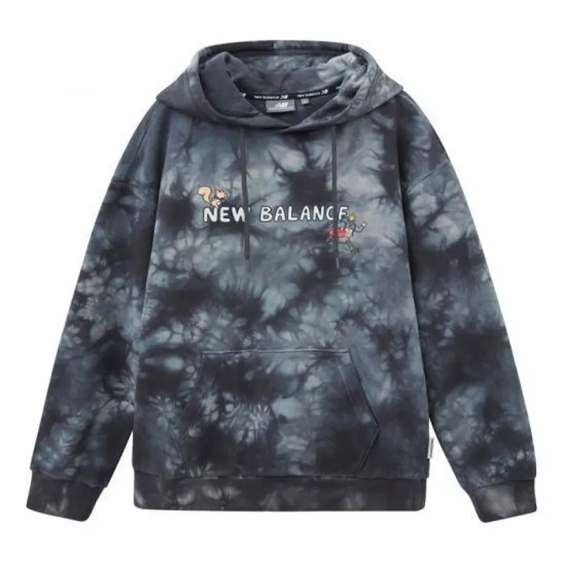 New Balance x JHI Tie Dye Dirty Crates Hoodie 'Black Grey' NCA89023-BK sold by KicksCrew