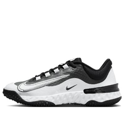 (WMNS) Nike Alpha Huarache Elite 4 Turf 'Black White' FD2746-002 sold by KicksCrew