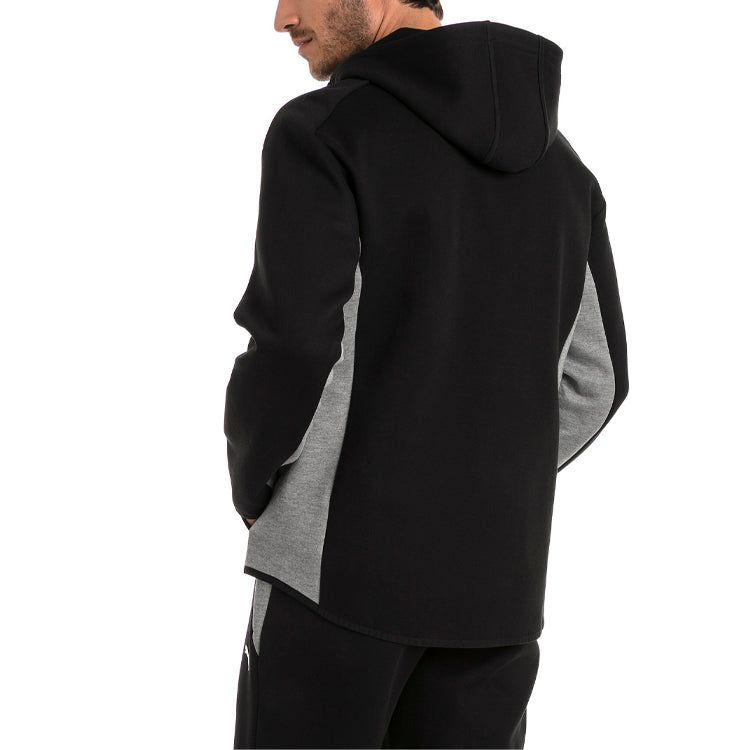 Puma Scuderia Ferrari Hooded Sweat Jacket 'Black' 576707-02 sold by KicksCrew product image thumbnail 5