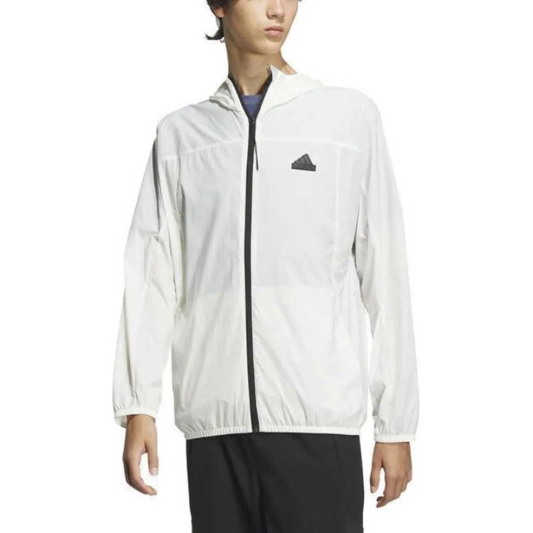 adidas Tech Lightweight Woven Jacket 'White' IT3942 sold by KicksCrew product image thumbnail 3