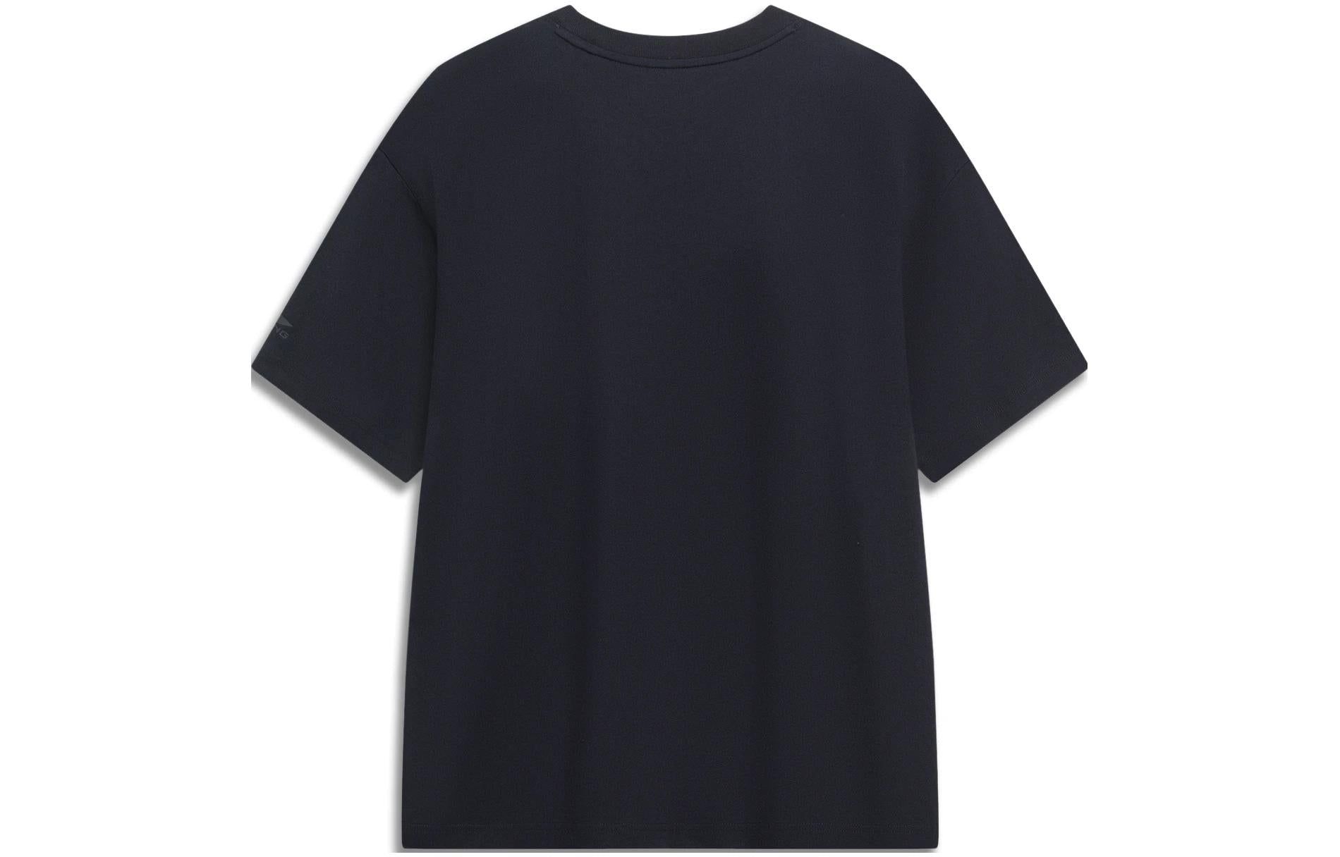 Li-Ning Hoops Photo Graphic T-shirt 'Black' AHST725-1 sold by KicksCrew product image thumbnail 2