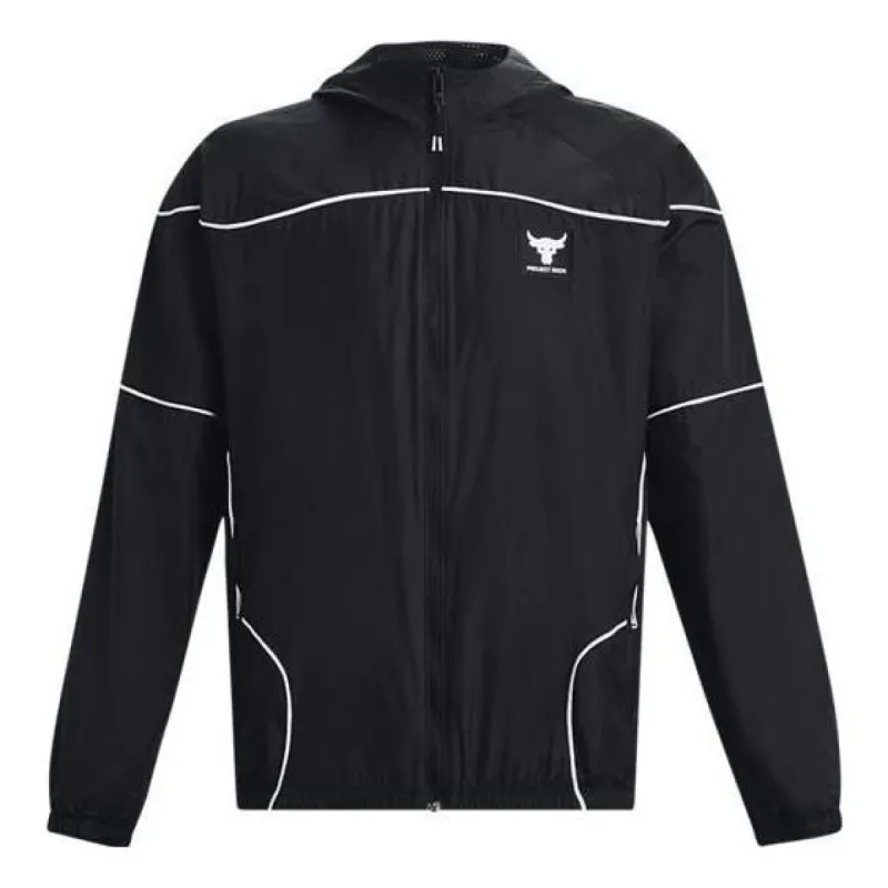 Under Armour Project Rock Brahma Jacket 'Black' 1378587-001 sold by KicksCrew
