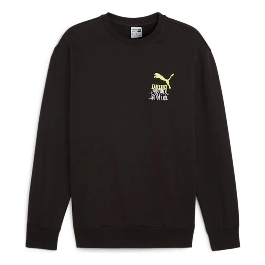 PUMA Brand Love Sweatshirt 'Black' 624301-01 sold by KicksCrew