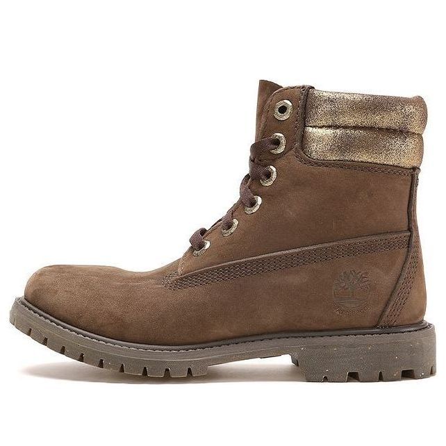 (WMNS) Timberland 6 Inch Waterville Premium Double Collar Boots 'Dark Brown' A1R2IA66 sold by KicksCrew