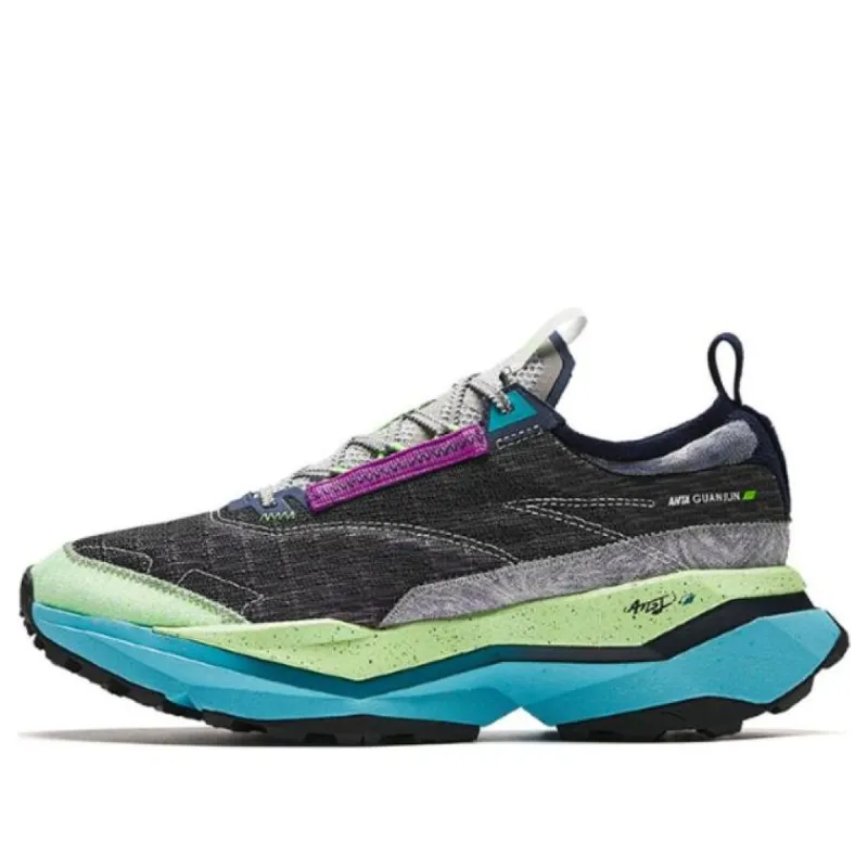 ANTA Running Shoes 'Grey Green Blue' 112416610A-3 sold by KicksCrew