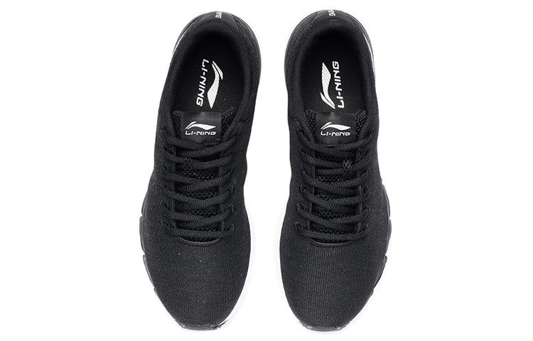 (WMNS) Li-Ning Lifestyle Running Shoes 'Black White' AGLR312-3 sold by KicksCrew product image thumbnail 3