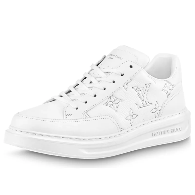 LOUIS VUITTON Beverly Hills Sneakers 'White with Outline Monogram' 1AAQS6 sold by KicksCrew