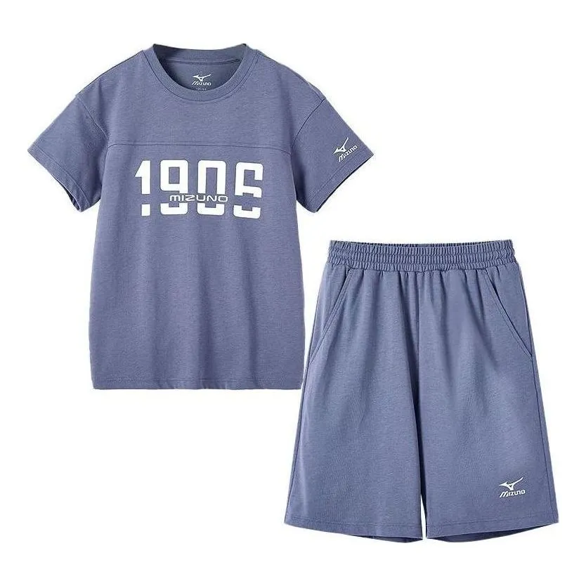 (GS) Mizuno Sportswear Suit 'Blue' TZ2277 sold by KicksCrew