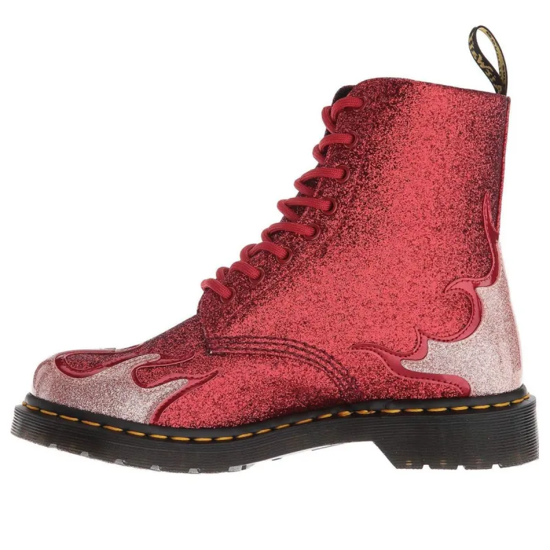 (WMNS) Dr.Martens 1460 Pascal Flame Glitter 'Red' 24034689 sold by KicksCrew