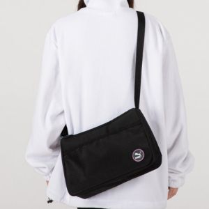(WMNS) Puma Prime Street Shoulder Bag 'Black White' 078755-01 sold by KicksCrew