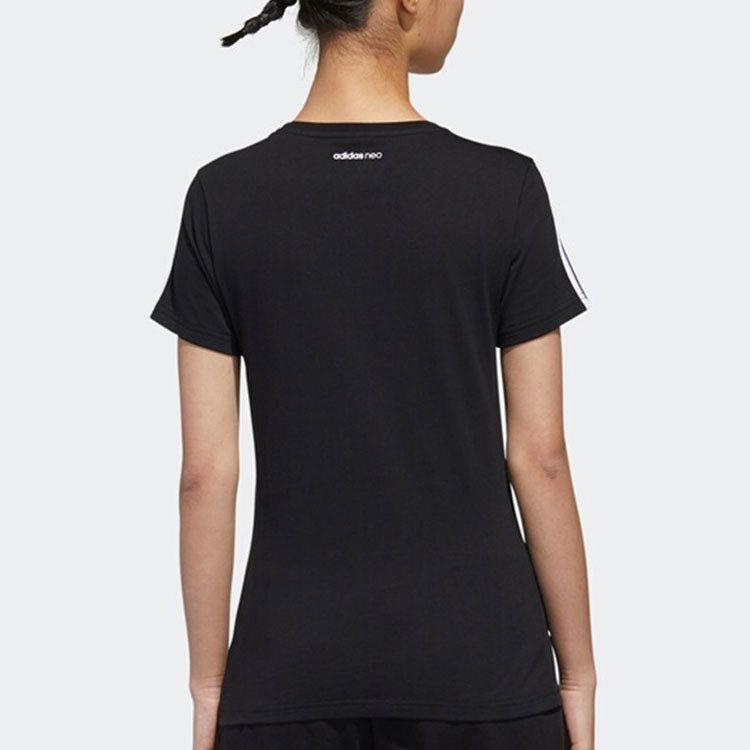 (WMNS) adidas neo Graphic T-shirt 'Black' GK1567 sold by KicksCrew product image thumbnail 3
