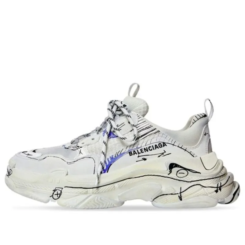 Balenciaga Triple S 'White' 536737W3SRB9014 sold by KicksCrew