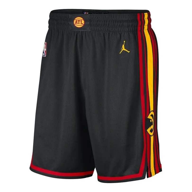 Air Jordan x NBA Atlanta Hawks Swingman Short 'Black' CV8104-010 sold by KicksCrew