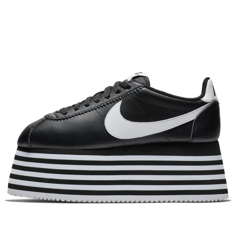 (WMNS) Nike Cortez x COMME des Garcons 'Black White' BV0070-001 sold by KicksCrew