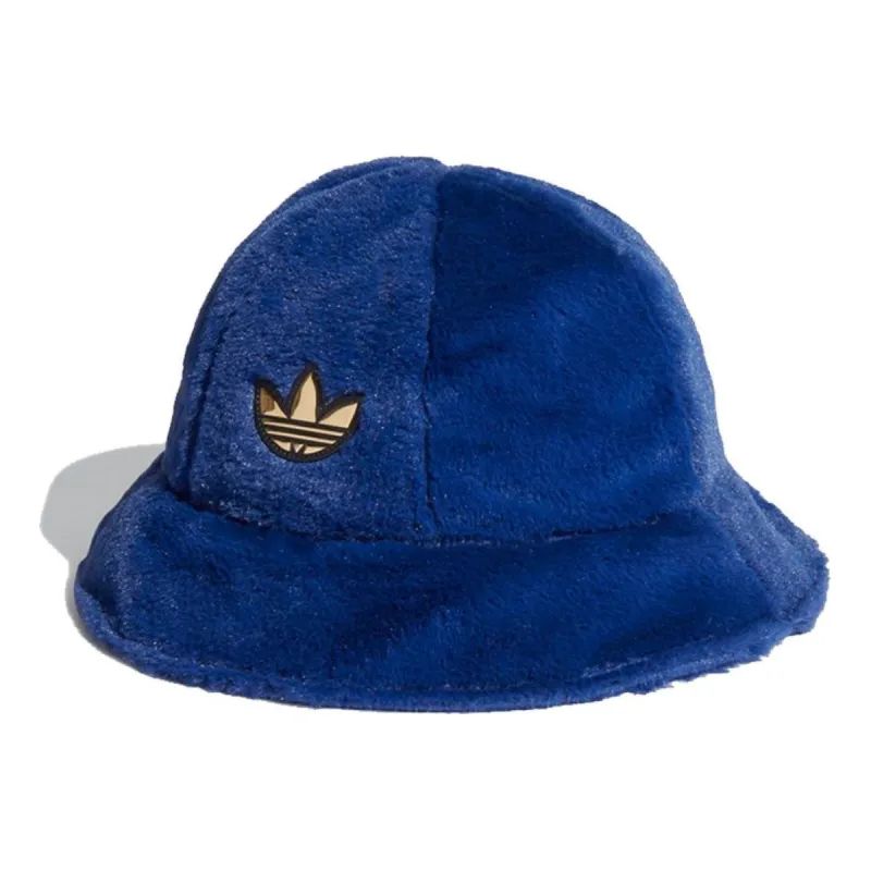 adidas SPRT Faux Fur Bucket Hat 'Victory Blue' H34560 sold by KicksCrew