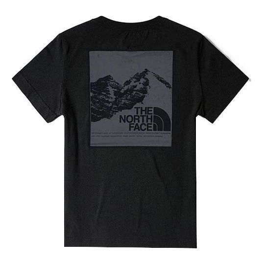 THE NORTH FACE Logo Graphic T-Shirt 'Black' NF0A5JU2-JK3 sold by KicksCrew