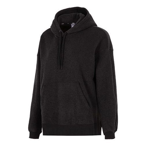 (WMNS) PUMA Winterized Hoodie 'Black' 672132-01 sold by KicksCrew