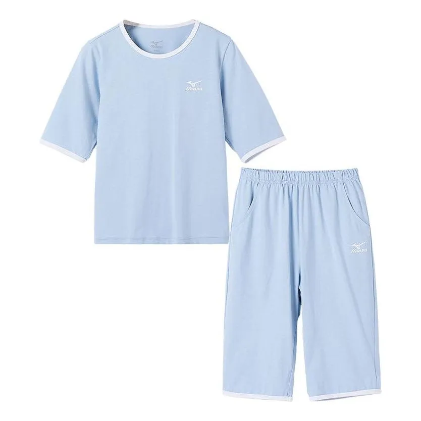 (GS) Mizuno Sportswear Suit 'Blue' TZ1226 sold by KicksCrew