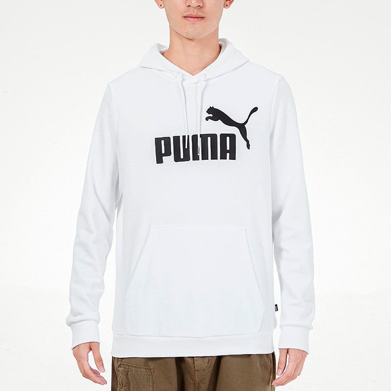 Puma Big Logo Hoodie 'White Black' 588709-02 sold by KicksCrew product image thumbnail 3