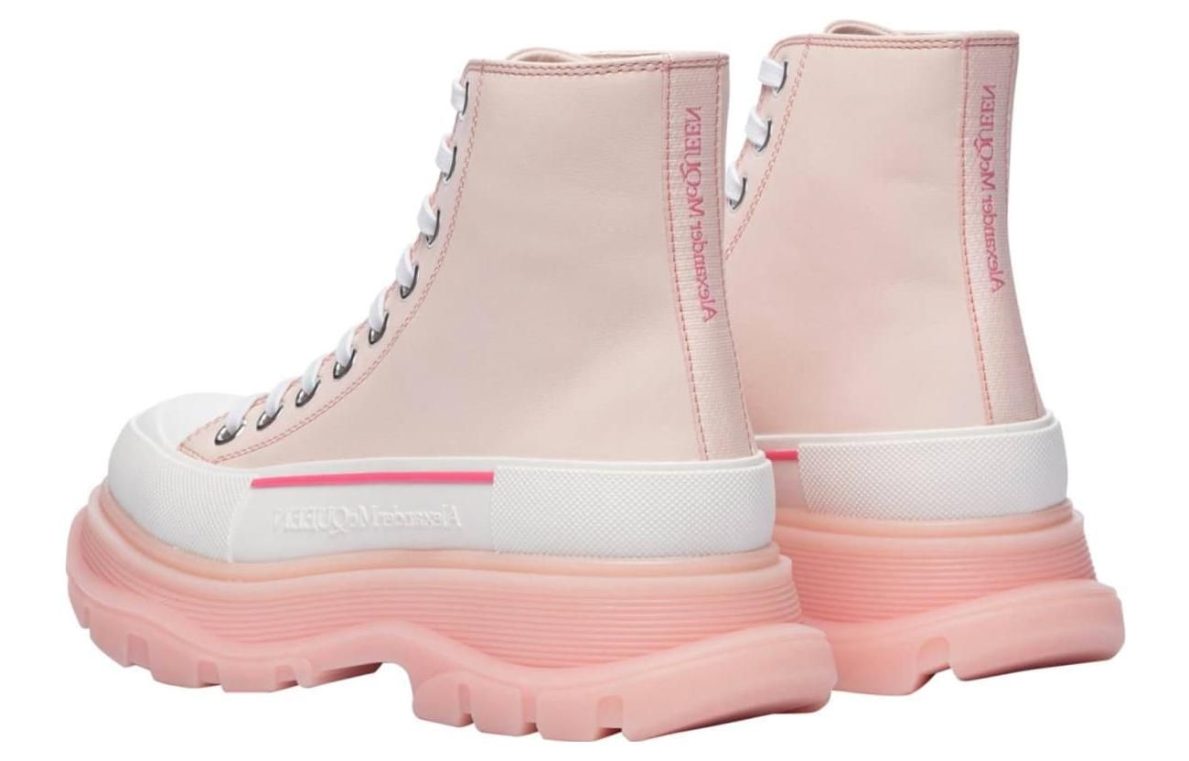 (WMNS) Alexander McQueen Tread Slick Boots 'Pink White' 702041WHZ6D6898 sold by KicksCrew product image thumbnail 4