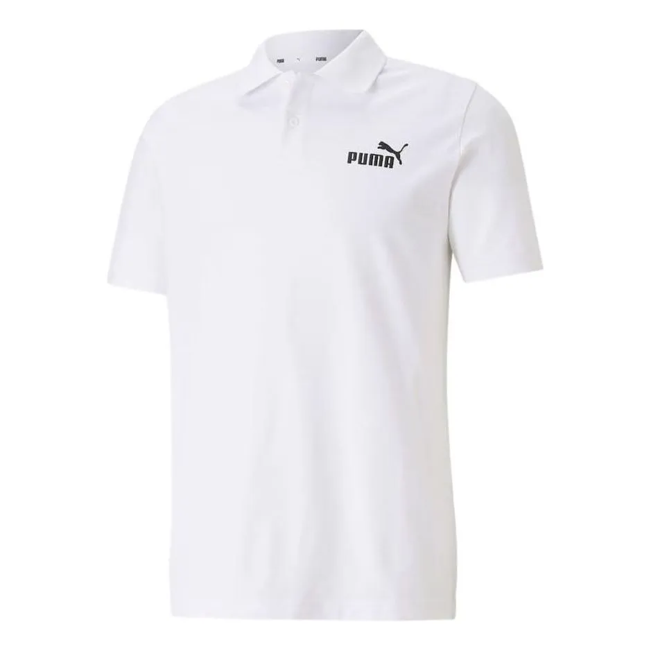 PUMA Essentials Polo Shirt 'White' 586674-02 sold by KicksCrew