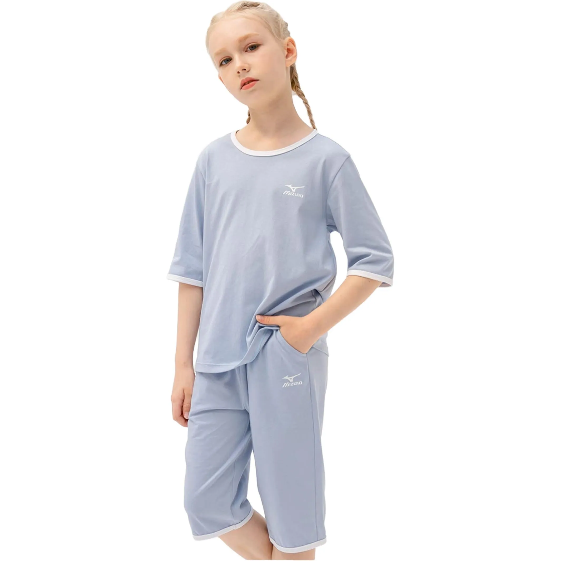 (GS) Mizuno Sportswear Suit 'Blue' TZ1226 sold by KicksCrew product image thumbnail 3