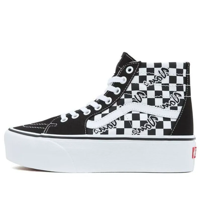 Vans Sk8-Hi Tapered Stackform Shoes 'Black White' VN0A5JMK6BT sold by KicksCrew